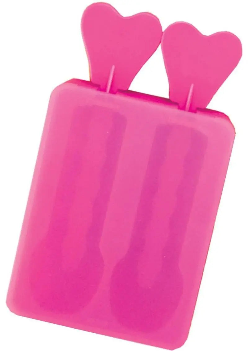 Bachelorette Party Pecker Popsicle Ice Tray 2 Molds Pink