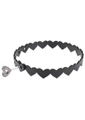 Sex and Mischief Heart Day Collar – Black