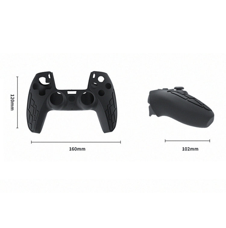PS5 Gamepad Silicone Case Non-slip Texture Thickened Protective Cover